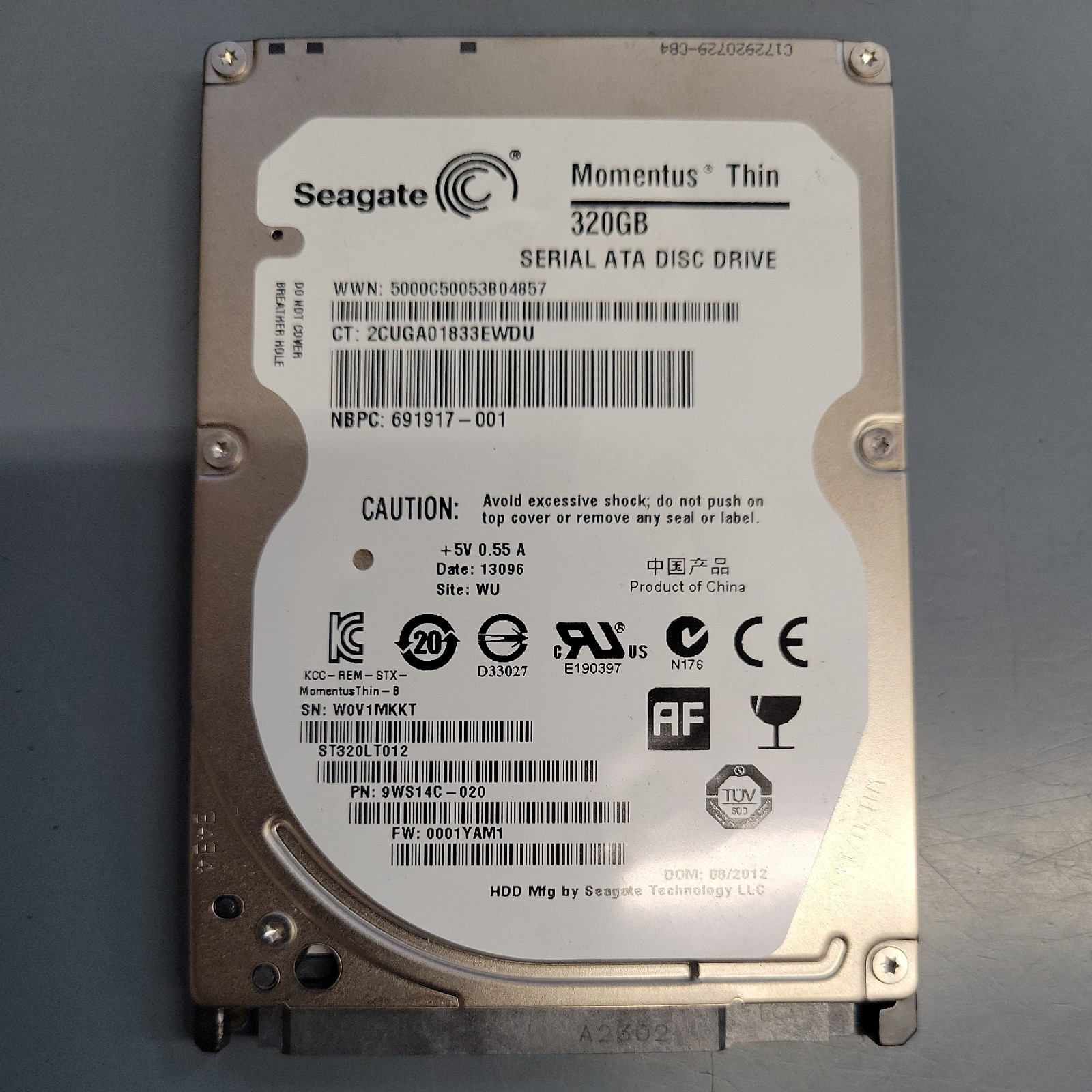 Seagate ST320LT012 9WS14C-031 320gb