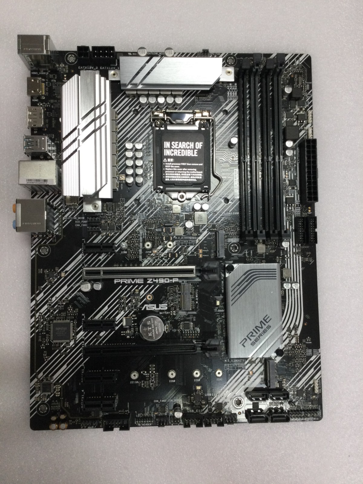 ASUS Prime Z490-P ( I/O shield included)