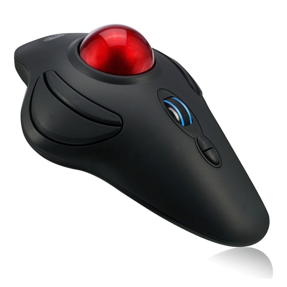 ADESSO IMOUSET40 2.4Ghz Wireless Programmable Ambidextrous Ergonomic Trackball