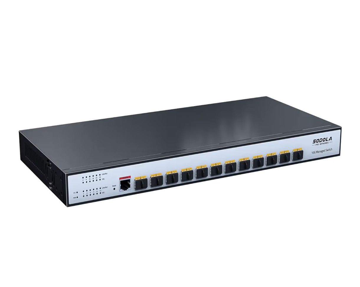 Sodola 12-Port 10Gb Managed Network Switch