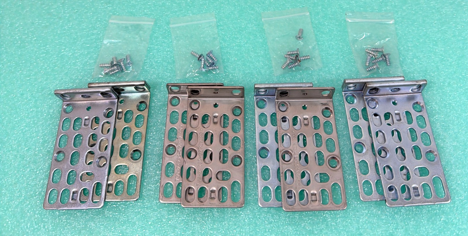 4 Pairs Cisco 700-08209-01 1U Rack Mount Bracket Ears w/ Screws 3550 C3750 C3560