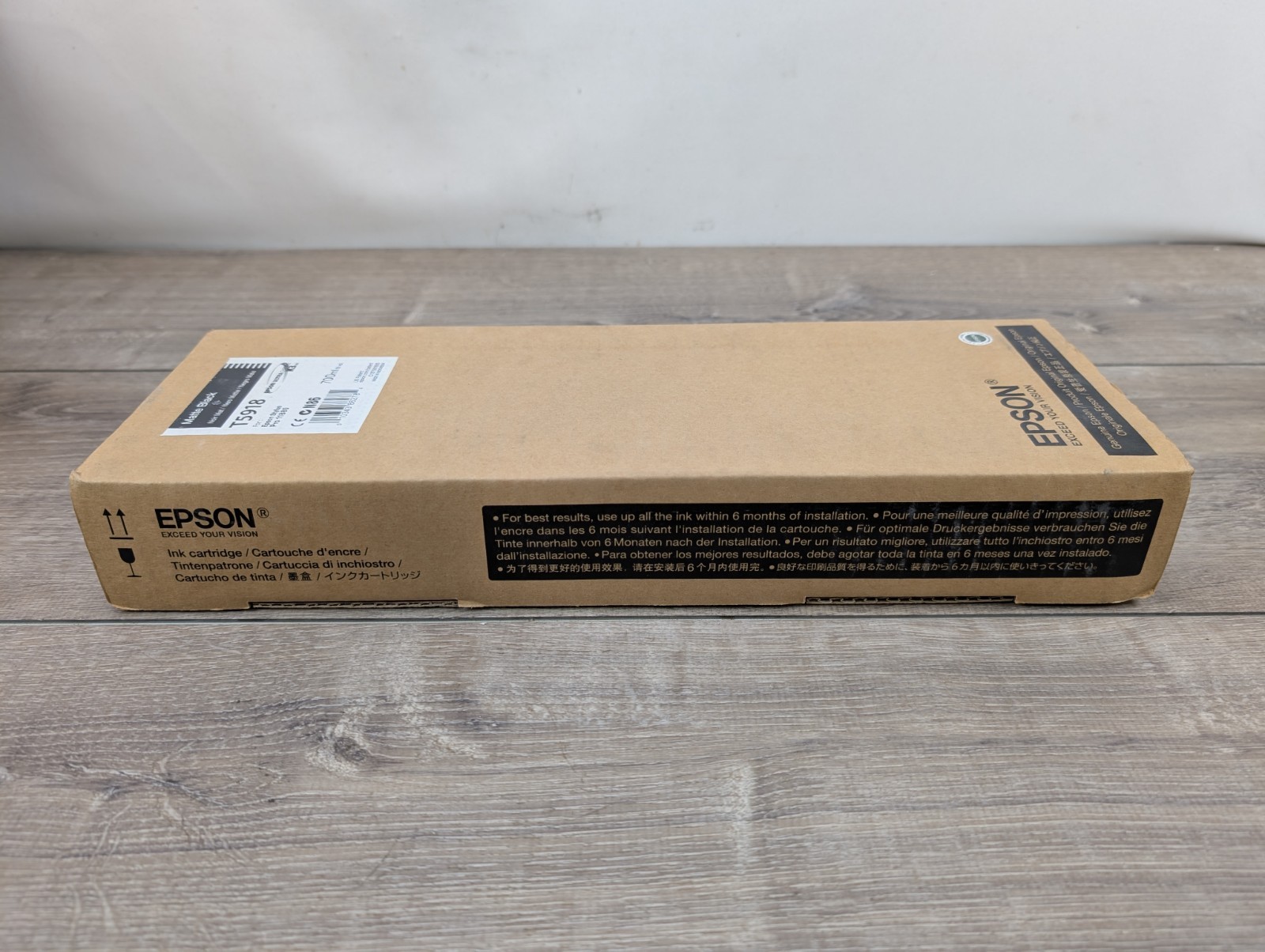 NEW GENUINE EPSON T5918 MATTE BLACK 700ml Ink 2017 EXP