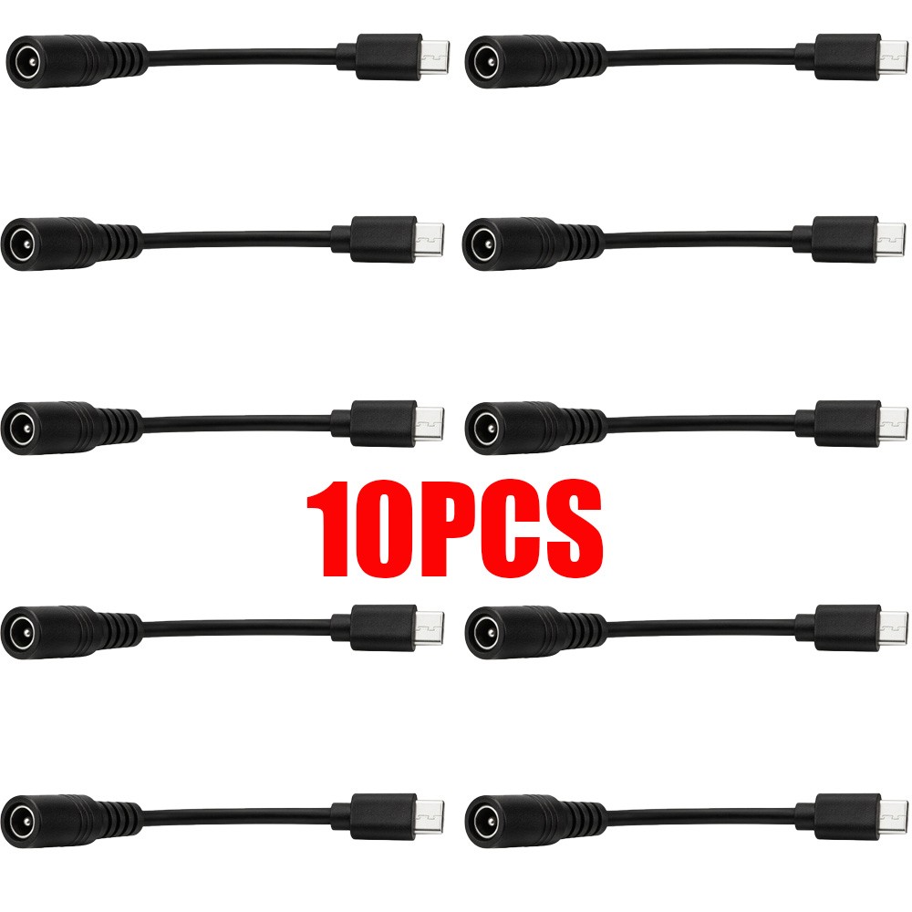 10pcs for HP DELL 100W  7.4mm Power Adapter Converter Cable To USB-C Port#