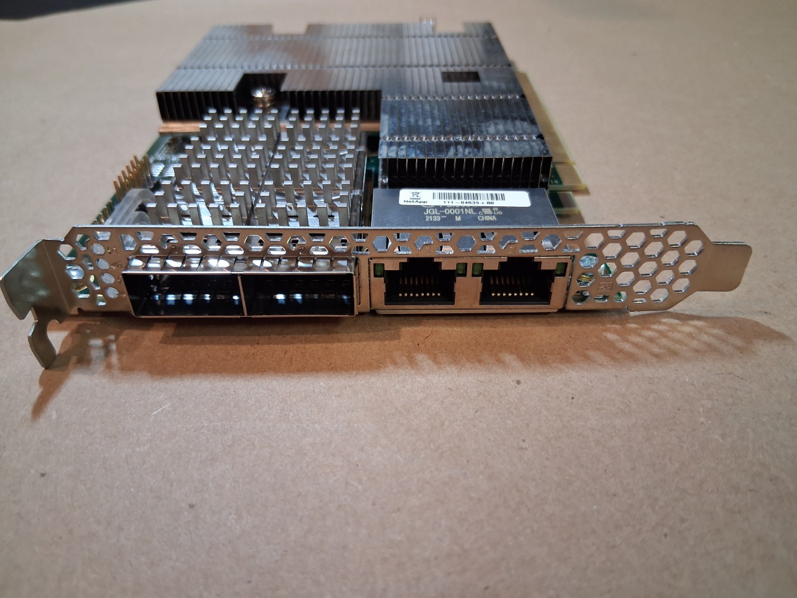 NetApp 100GBE PCIE Smart IO 111-04635 68-0003-05 111-04635+B0