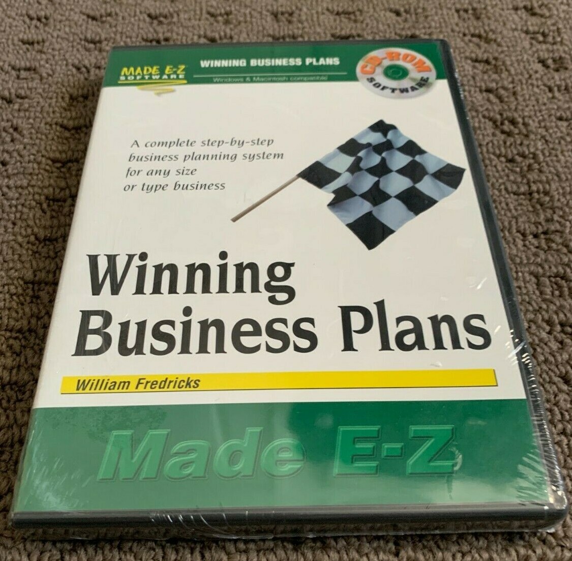 WINNING BUSINESS PLANS - Made E-Z CD-ROM Brand NEW Sealed 2001 William Fredricks