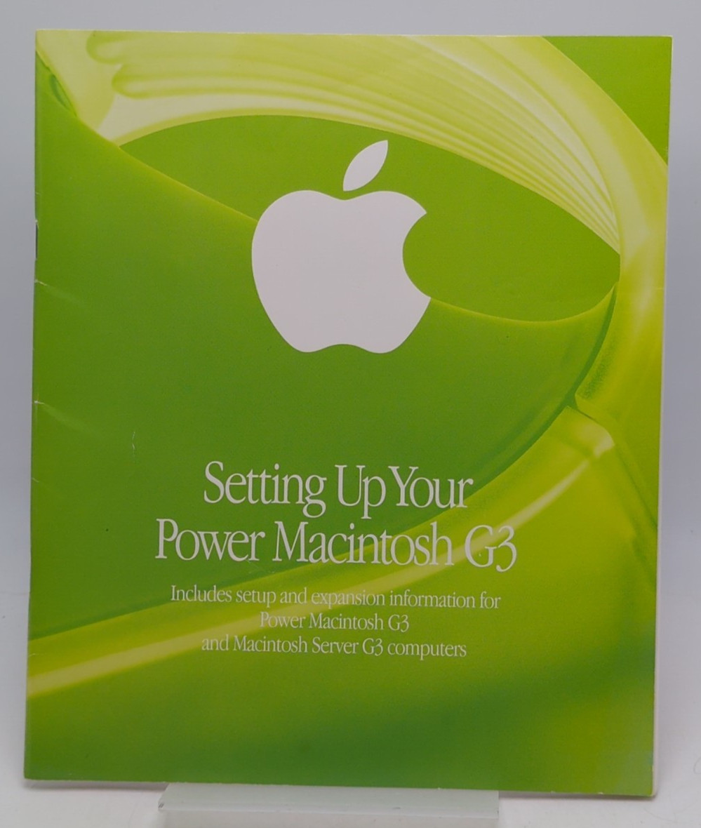 Apple Manual 1998 Setting Up Your Power Macintosh G3 - Vintage - VG Condition