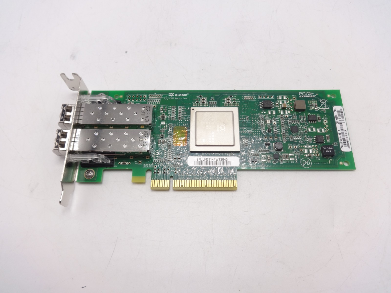 Dell VX60F-LP 8GB Dual Port HBA PCI-E QLE2562 Low Profile