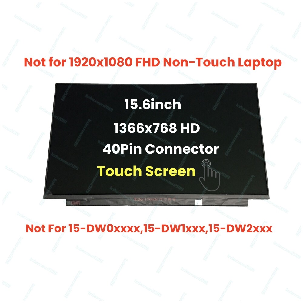 M29207-001 15.6'' HD LCD Touch Screen Panel For HP 15-DW3035CL 15-DW3045CL 40pin