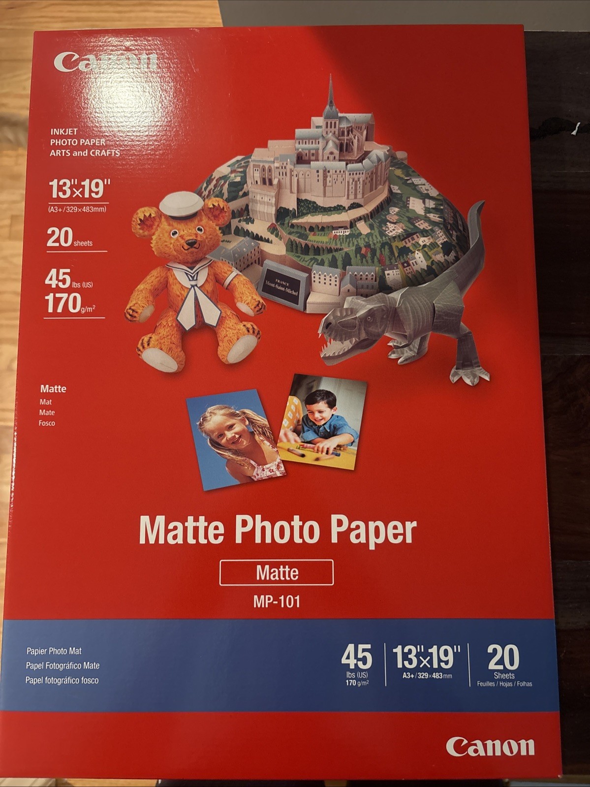 Canon Matte Photo Inkjet Paper, 8.5 mil., 13x19", 20 Sheets