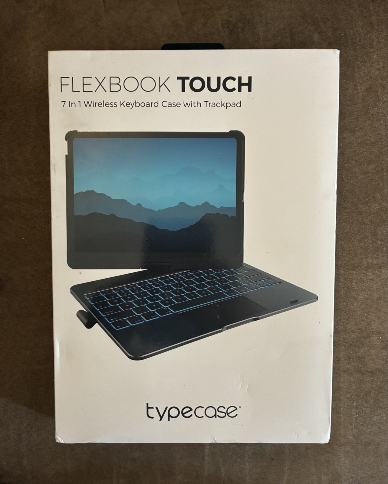 Typecase FlexBook Touch 7-in-1 Wireless Keyboard Case Trackpad - Brand New