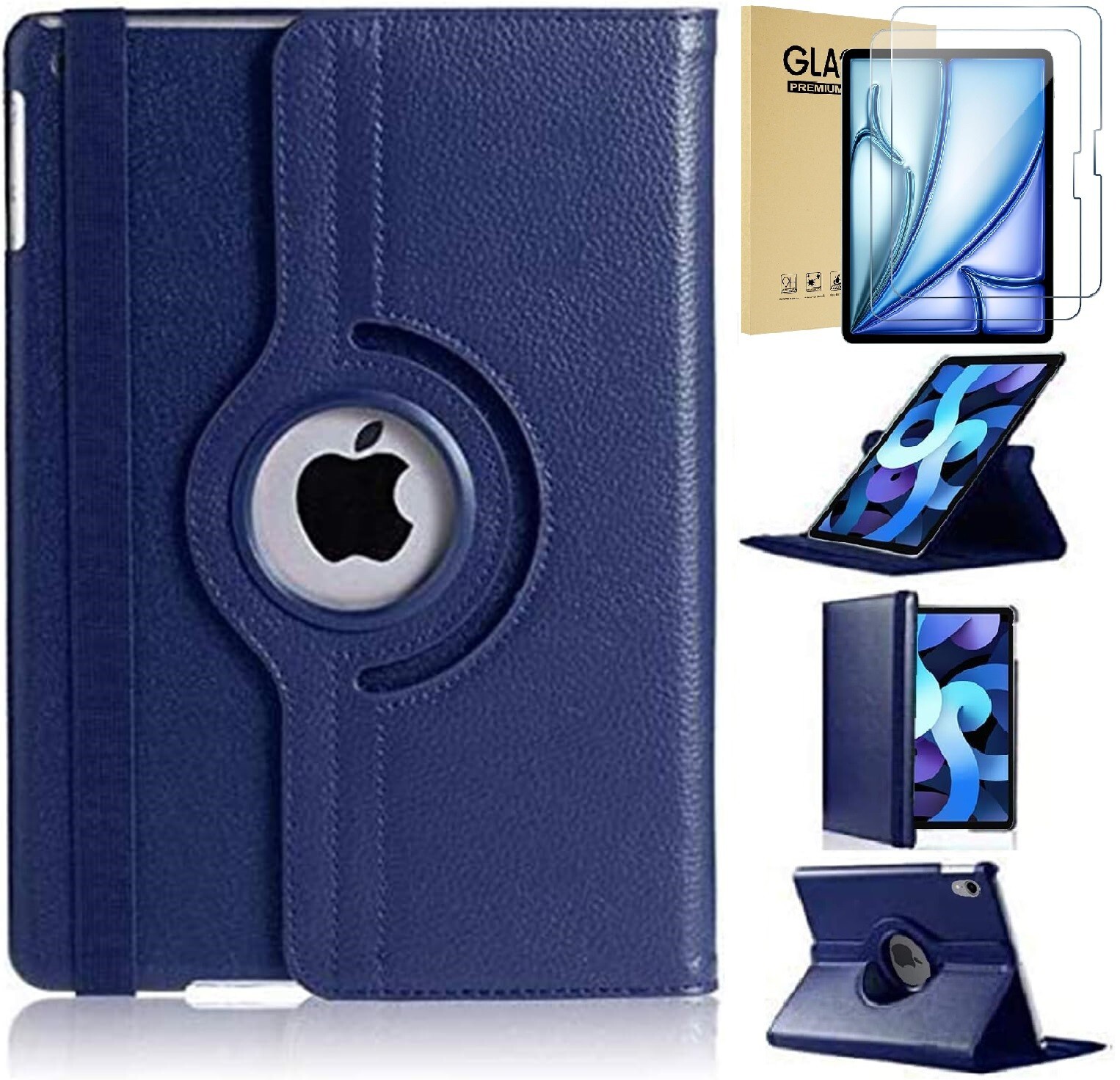 360 Rotating Stand Case Cover for Apple iPad Pro iPad Air 13" 12.9" 11" 10.9''