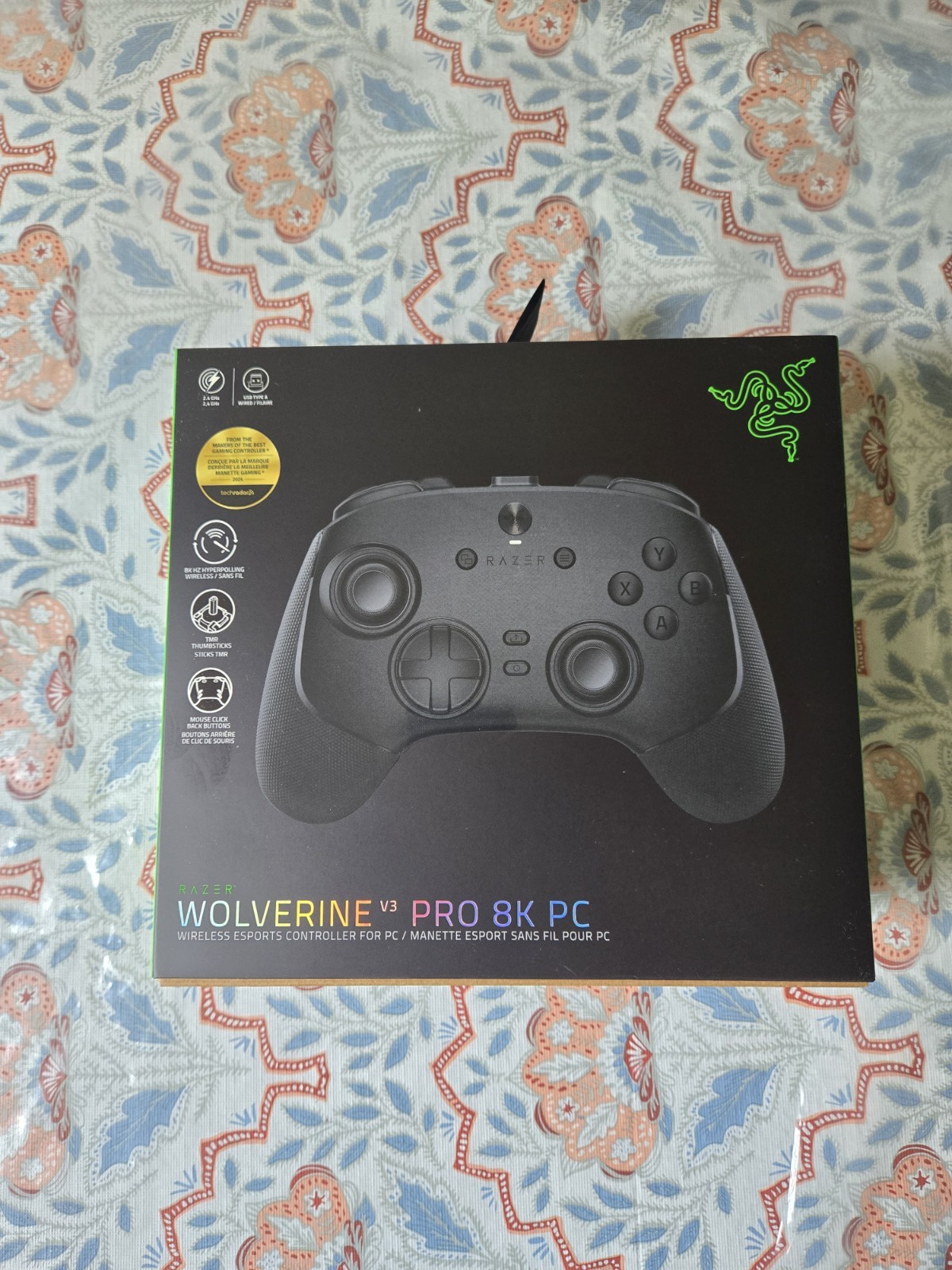  NEW  Razer Wolverine V3 Pro 8K PC Wireless Esports Controller