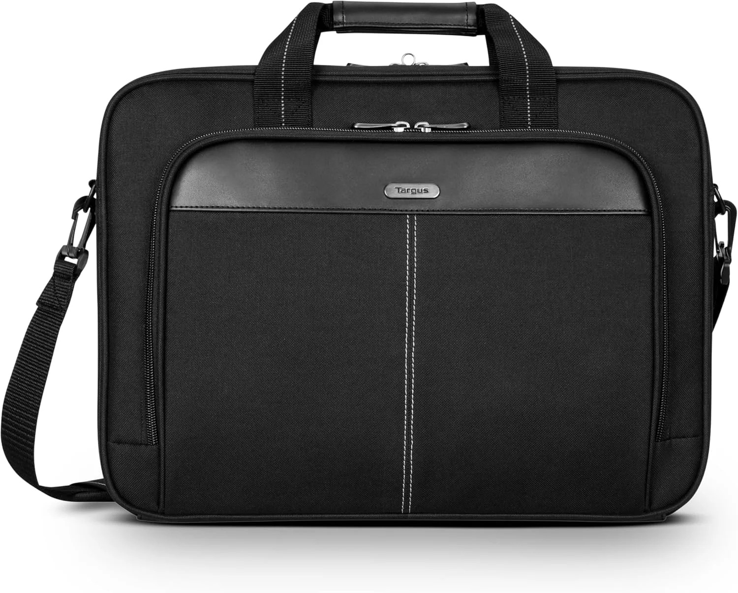 Targus 15-16 Inch Slim Lightweight Laptop Briefcase, Black - Messenger and Shoul