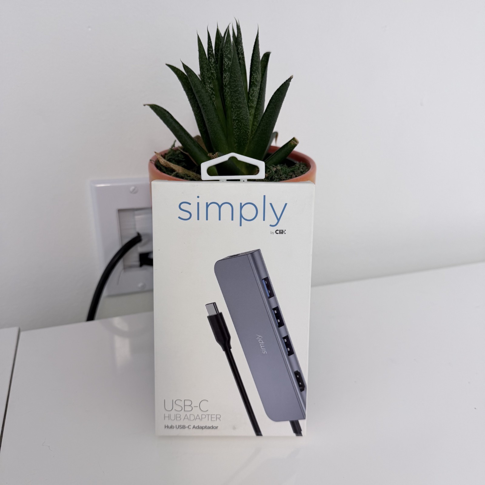 New Simply 5 Port USB-C Hub Adapter Gray CKHBC201