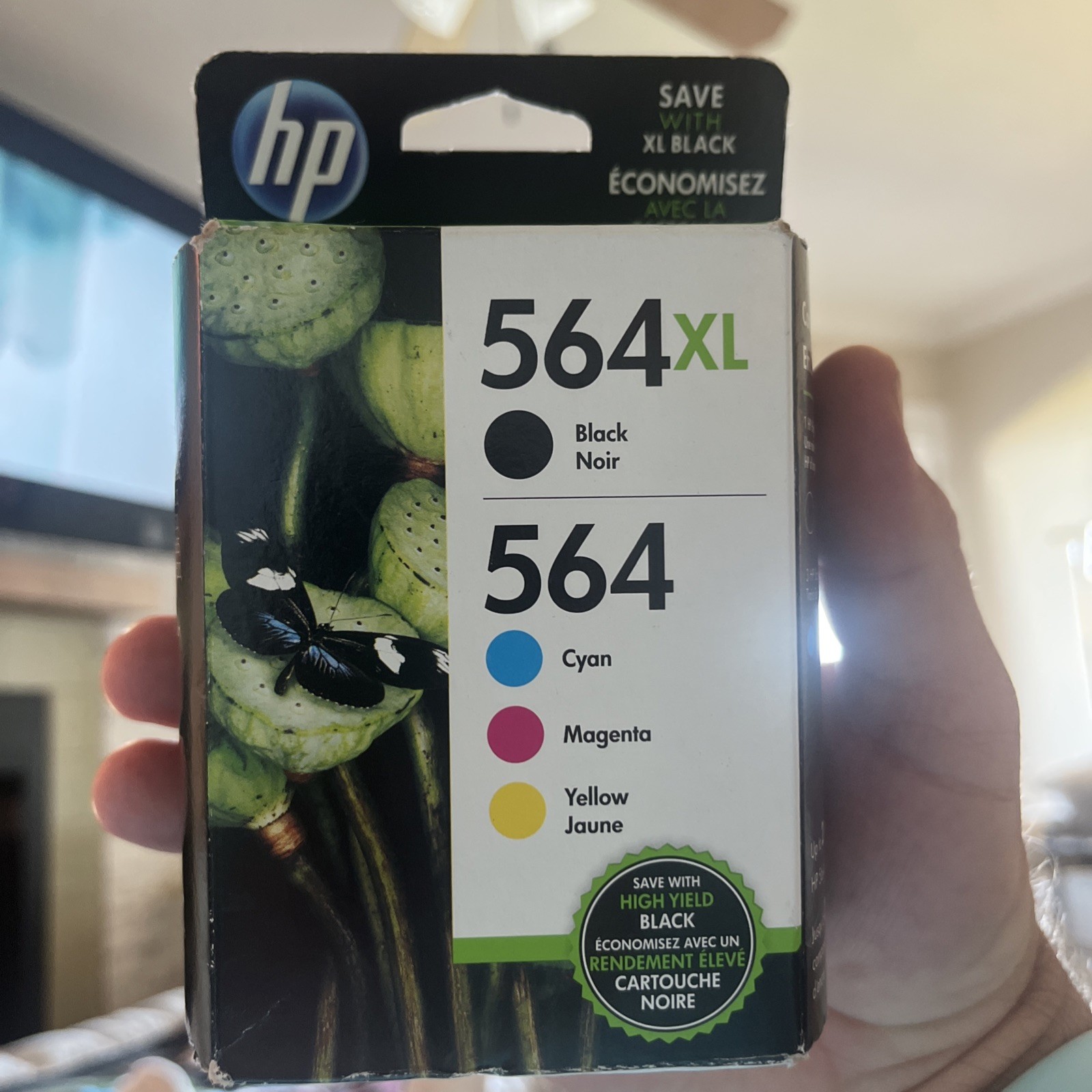 HP 564 / 564XL Ink Cartridges (Cyan Magenta Yellow Black) Exp March 2018