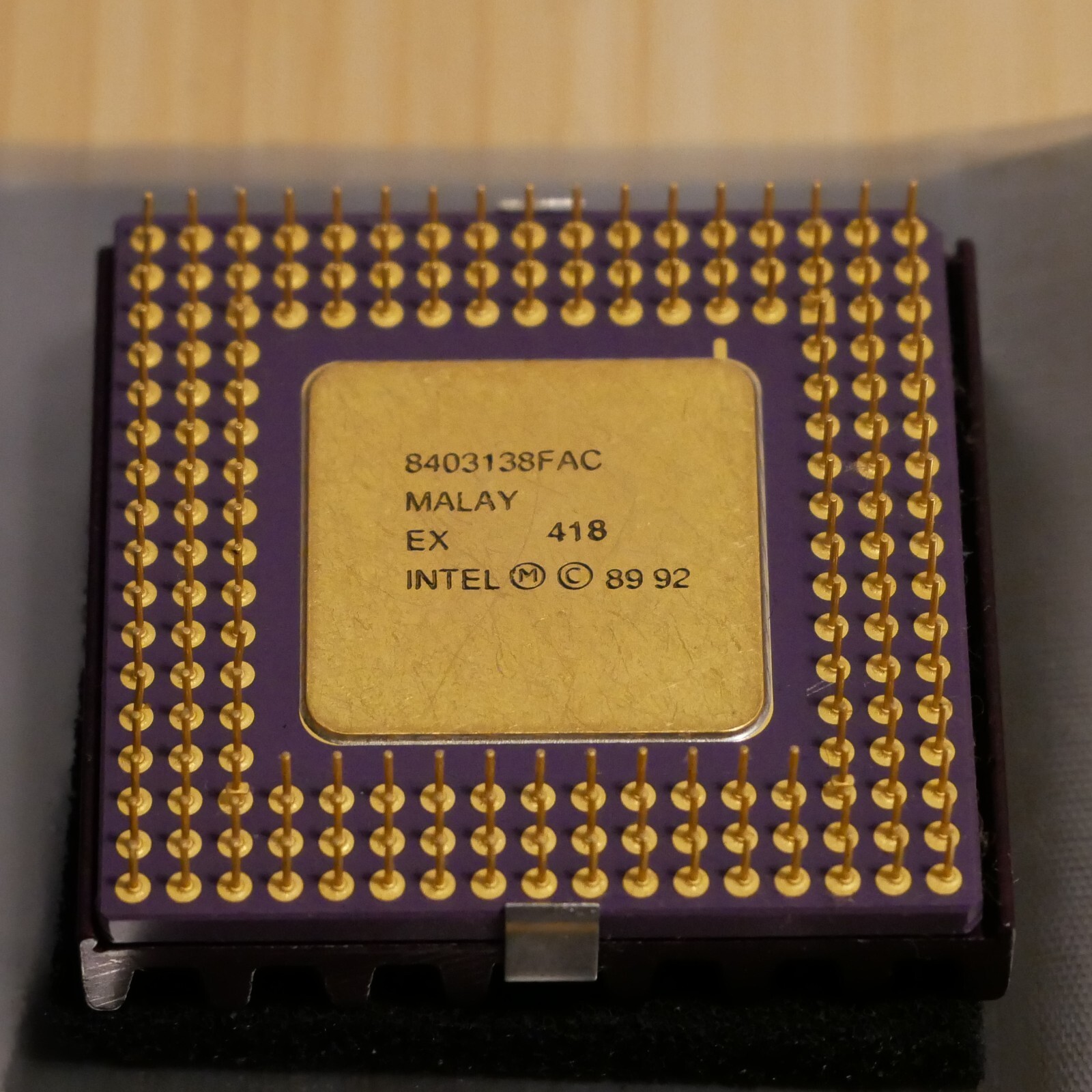 Intel i486DX2 66MHZ 80486DX2 CPU Processor Tested & Working with Heatsink 31