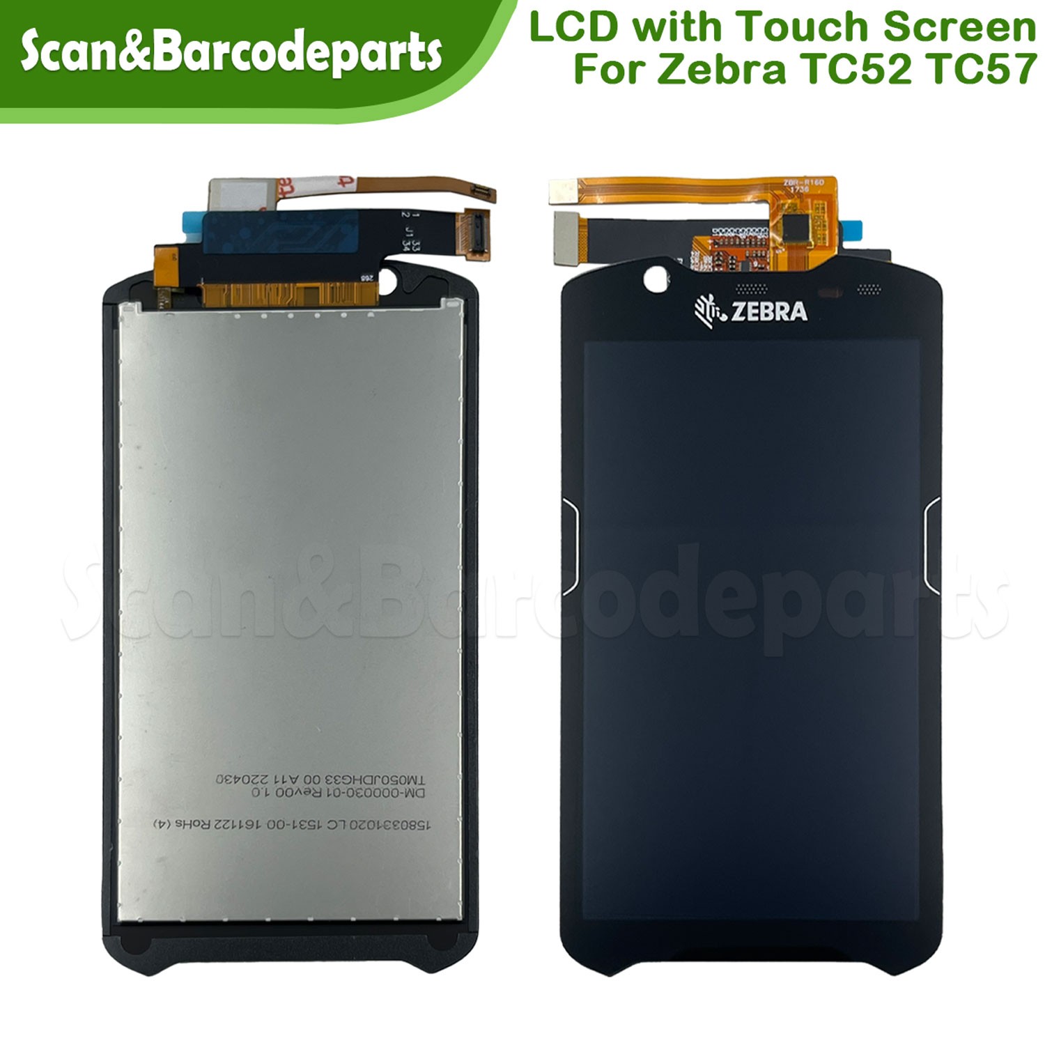 LCD Module with Touch Screen Replacement for ZEBRA TC52 TC57
