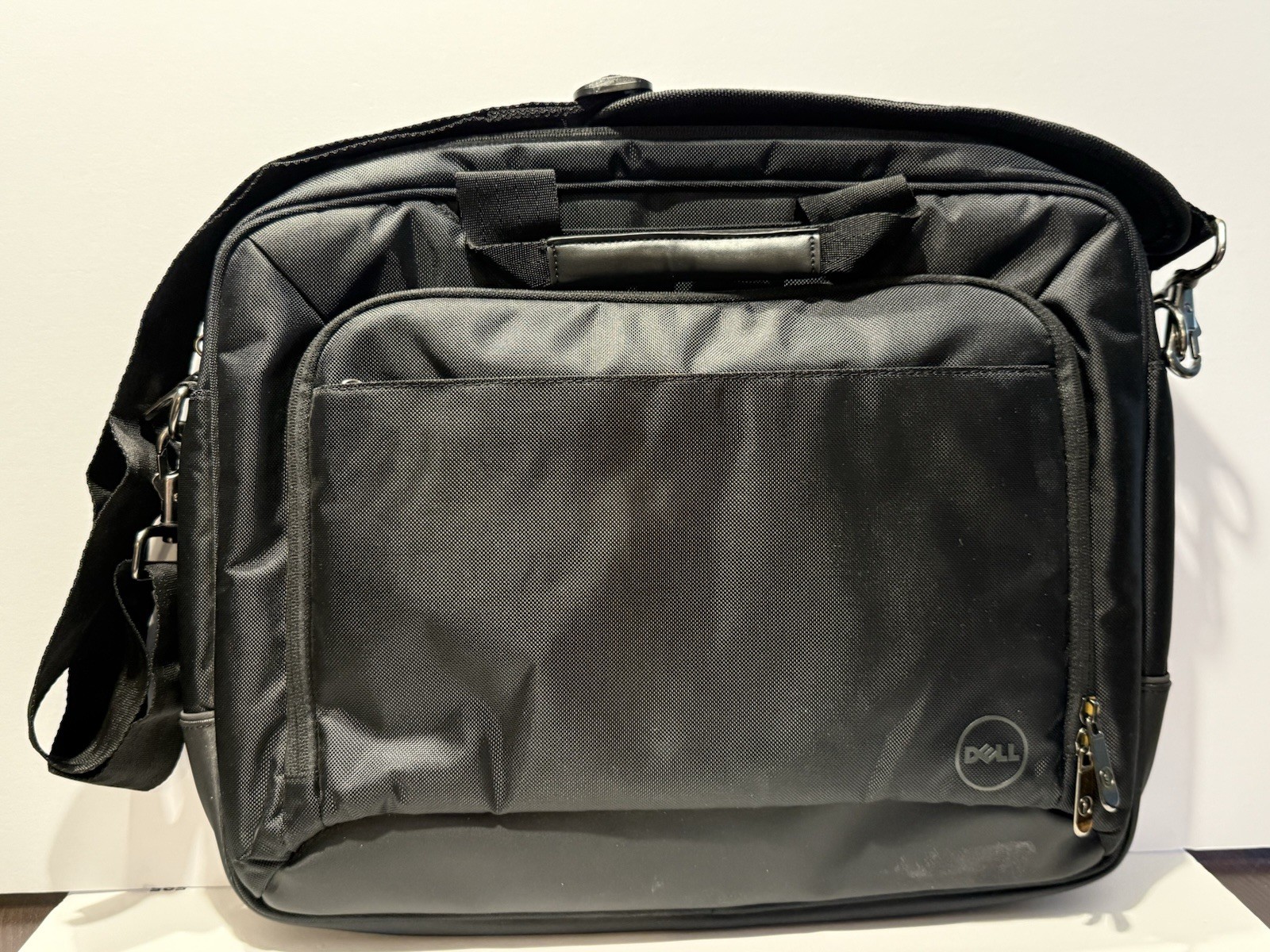Dell Laptop Carrying Case Briefcase 16” Black Padded Computer Bag Shoulder Strap