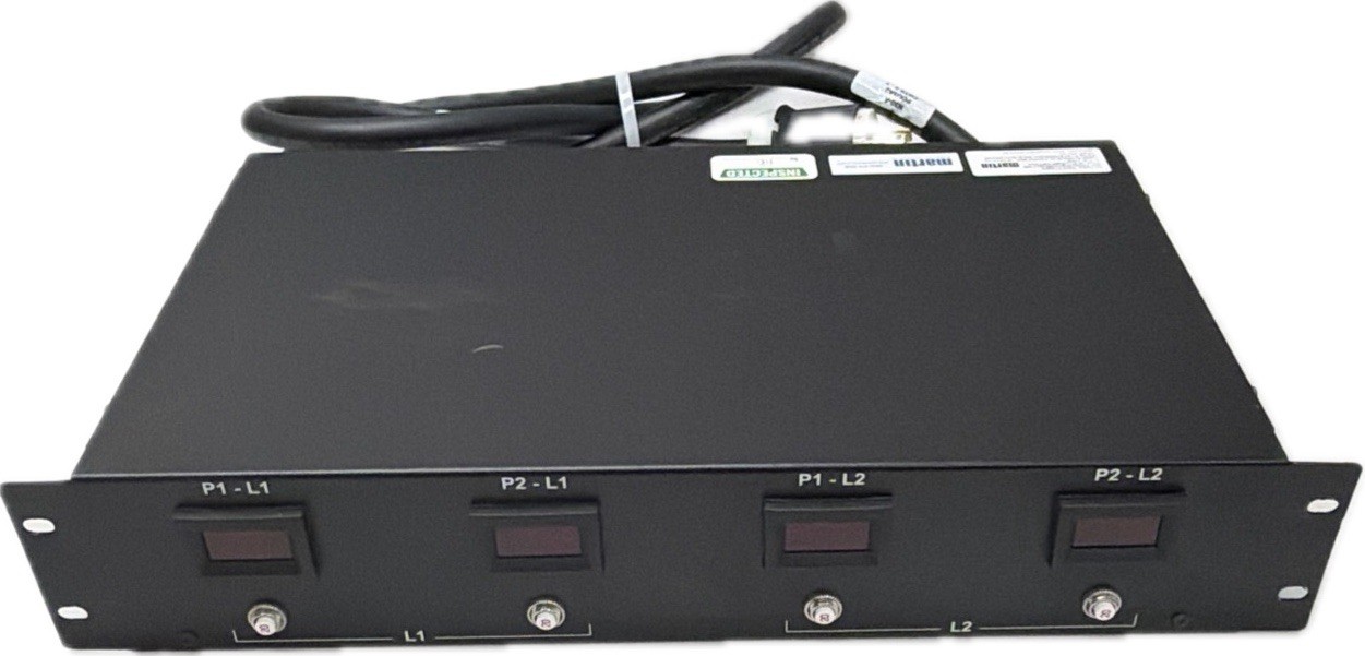Martin Enclosures PSRM-2U-H500M Rackmount 30A PDU Dual 20A Power Distro