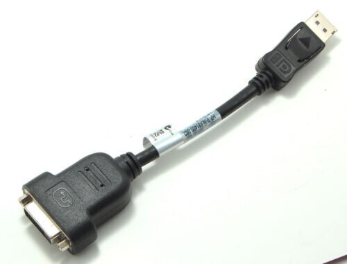 HP P/N: 481409-002 DisplayPort (DP) To DVI Adapter Cable HP Rev.F BizLink 1237