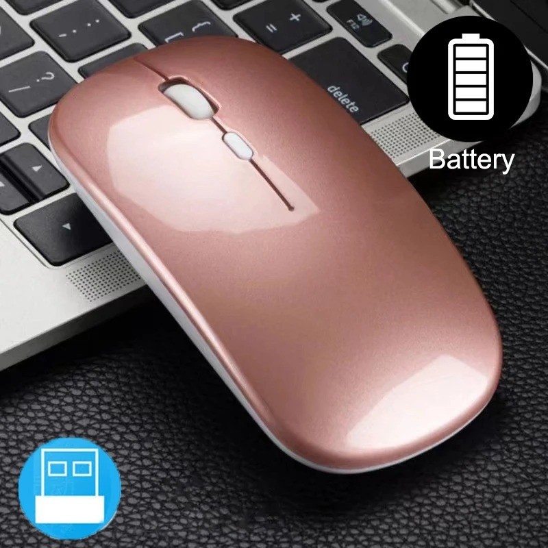 2.4GHz USB Wireless Optical Mouse for MacBook, Air Pro ,PC - Silver