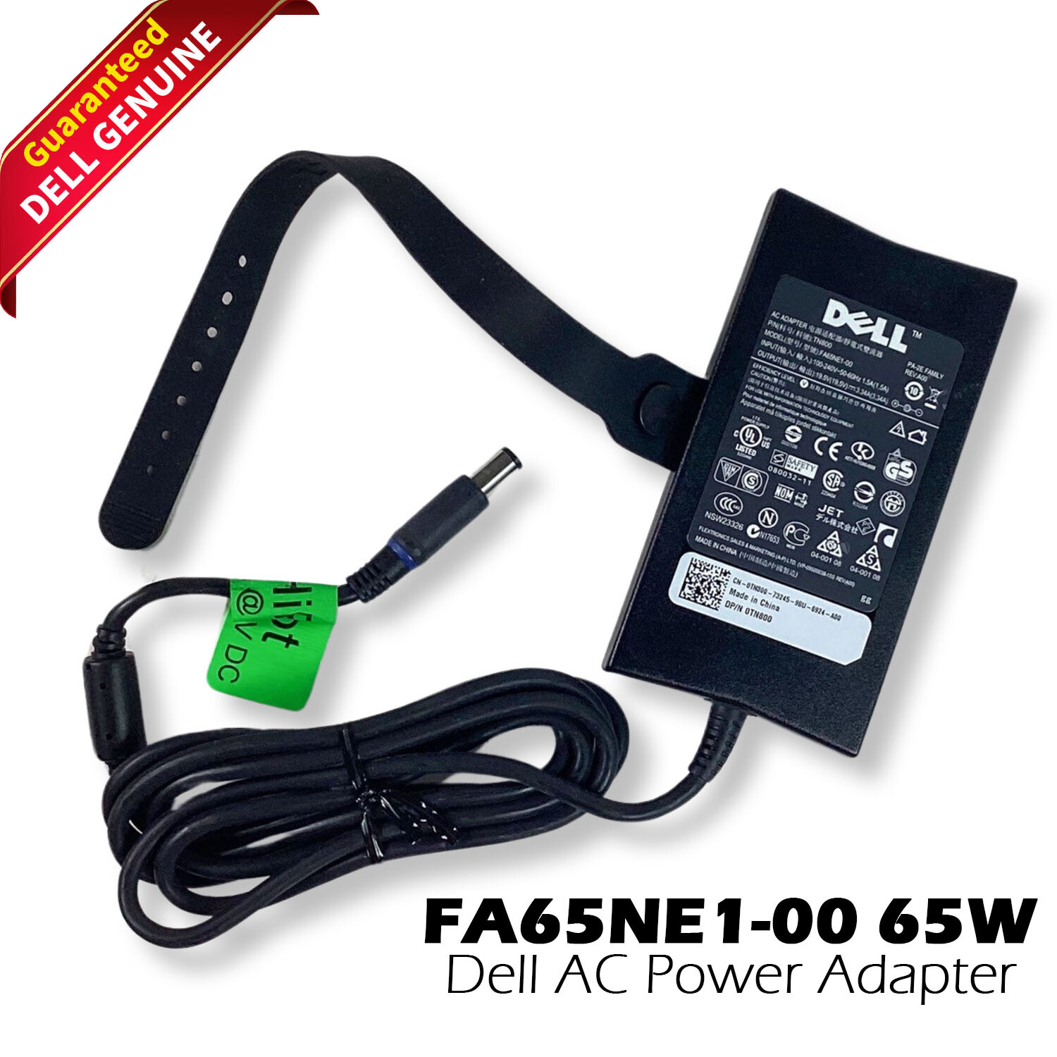 OEM Dell FA65NE1-00 PA-2E Family 65W 19.5V 3.34A AC Power Adapter TN800