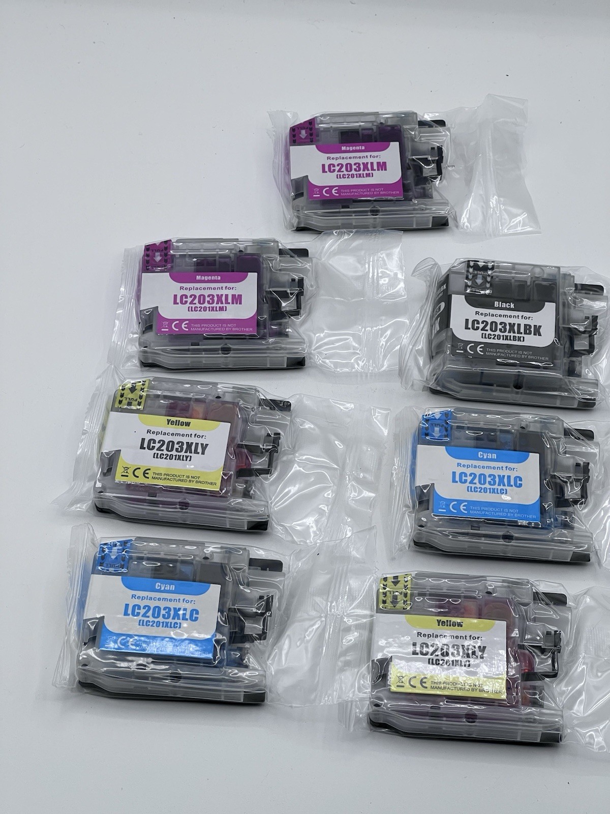 7pk Ink Cartridges For  LC203XLM