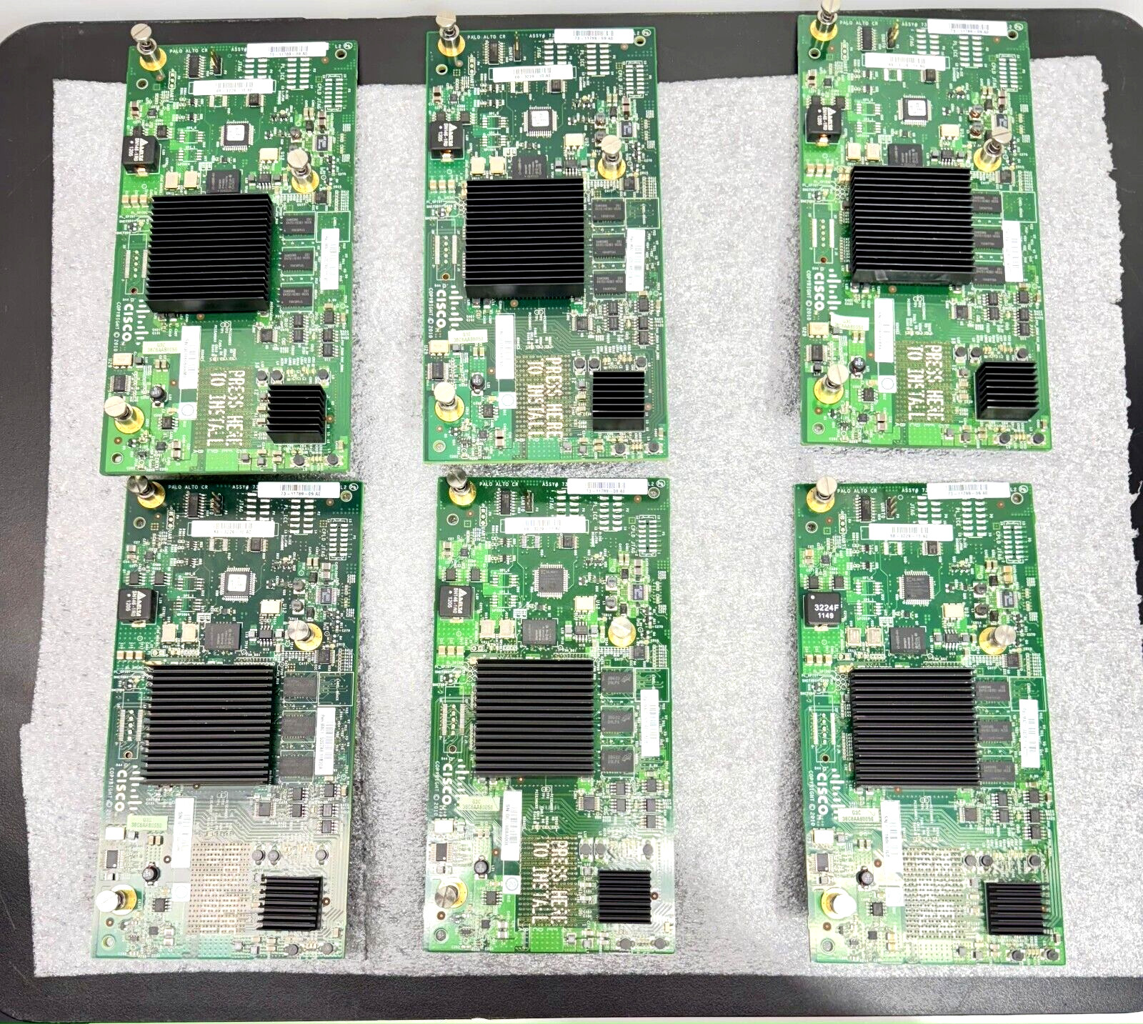 LOT OF 6 Cisco Virtual Interface Card 68-3229-10 A0 / 73-11789-09 A0