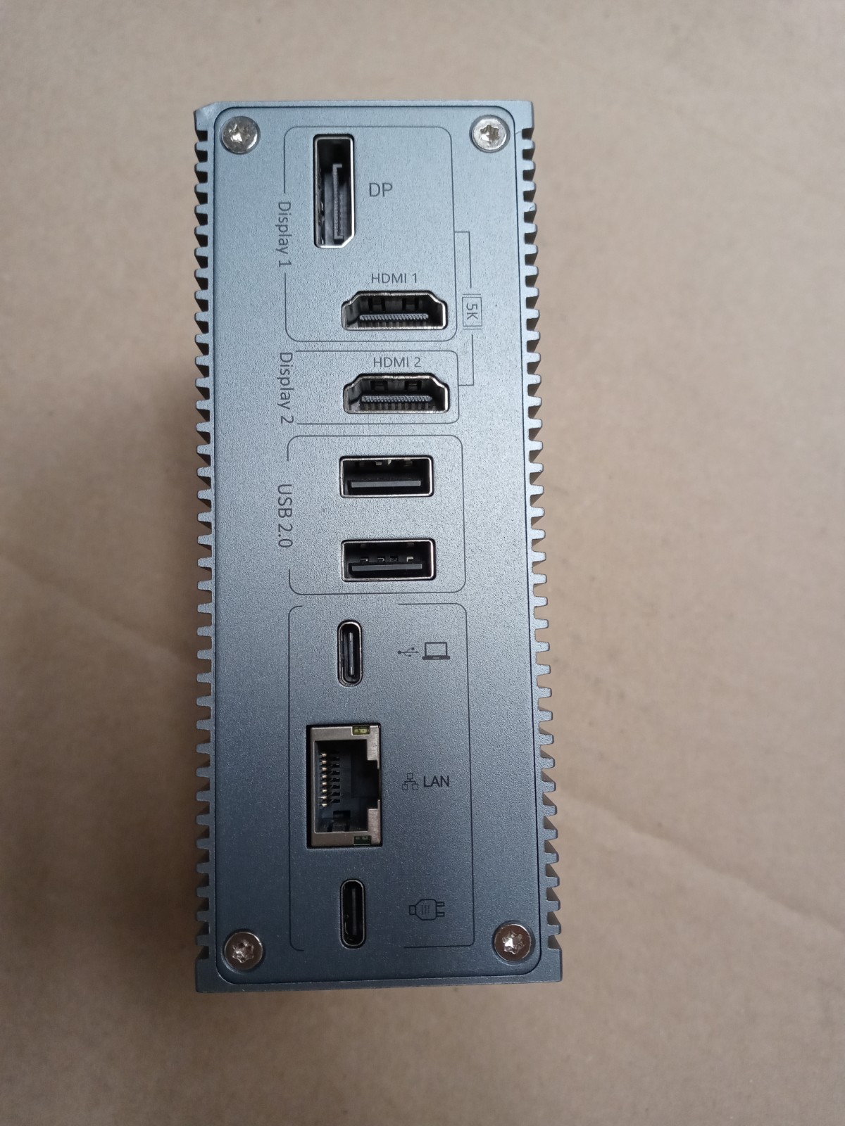 Intpw USB-C Dual Monitor Docking Station, IF-507 Single 5K@60hz/ Dual 4K@60Hz
