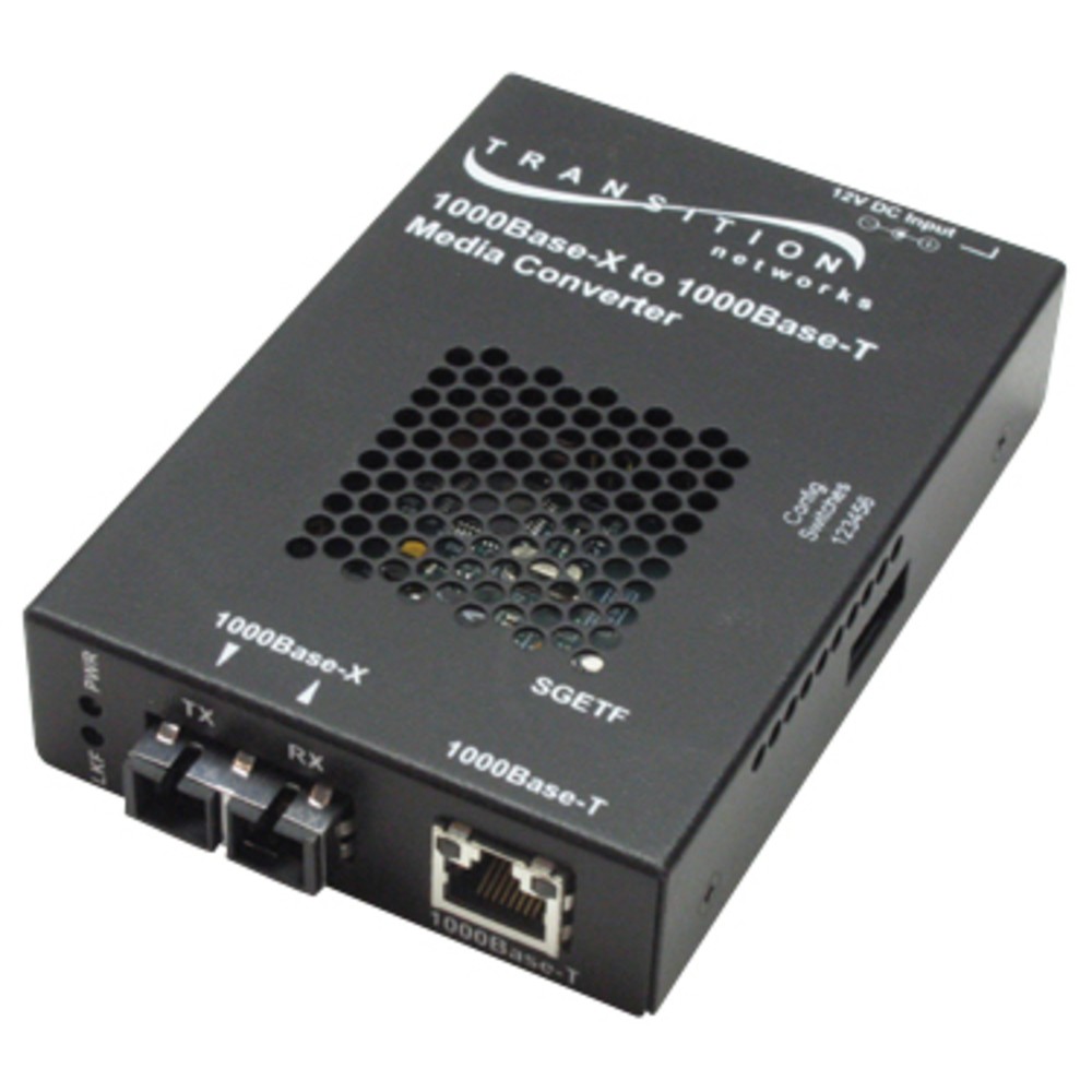 TRANSITION NETWORKS INC SGETF1013-110-NA 1000Base-T To 1000Base-Sx/Lx Mm Sc