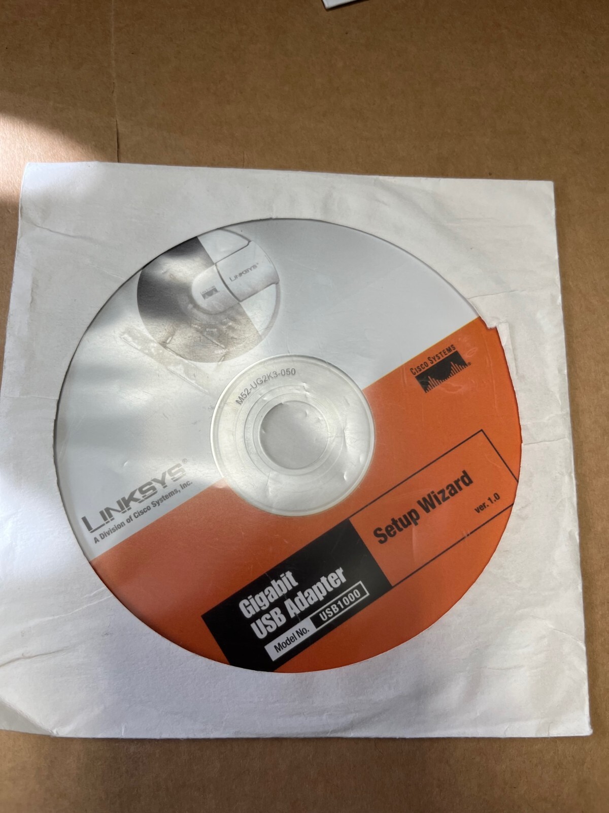 Cisco Linksys Gigabit USB Adapter USB1000 Setup Wizard Ver. 1.0
