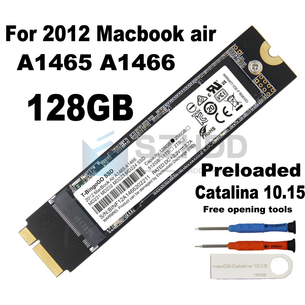 NEW 128GB SSD For Apple MacBook Air 11" A1465 13” A1466 Mid 2012 EMC2558 EMC2559