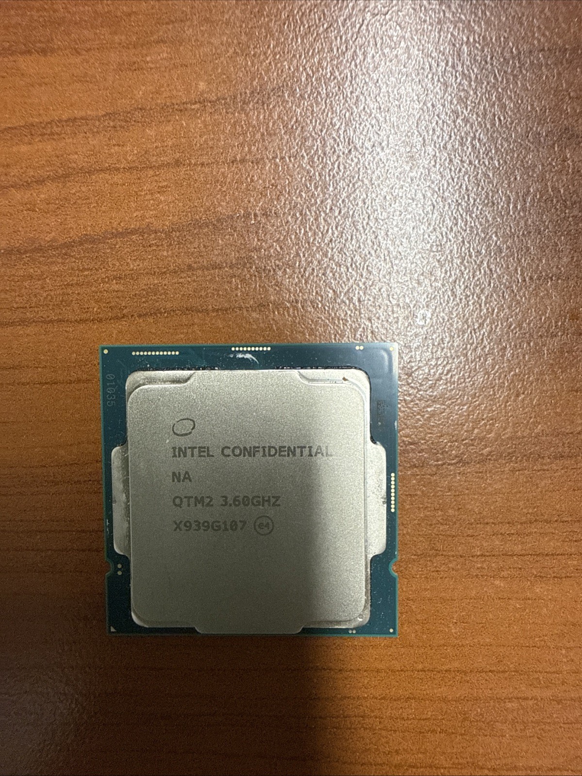 Intel Confidential i3-10100 3.60GHz 4-Core LGA1200 CPU 6MB Cache QTM2 Tested
