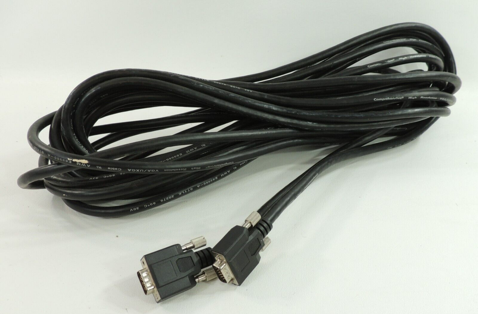 50 ft Comprehensive High Resolution VGA UXGA Cable 15 Pin Plug to Plug