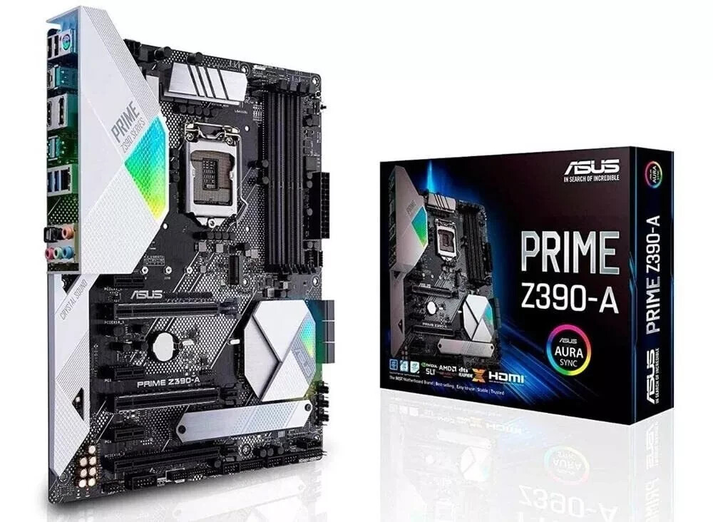 ASUS Prime Z390-A LGA 1151 Intel Z390 SATA 6Gb/s ATX Intel Motherboard