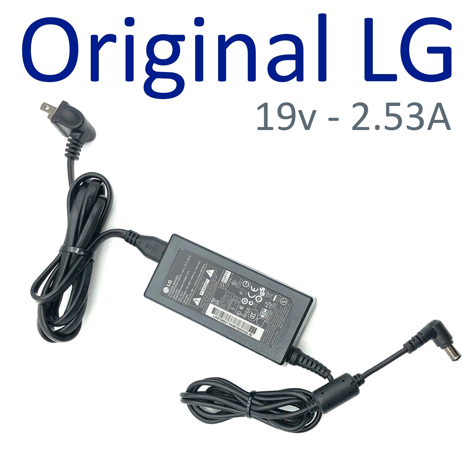 LG AC Adapter Monitor Power Supply for LG 34UC79G 34UC79G-B 34UM68-P Monitors