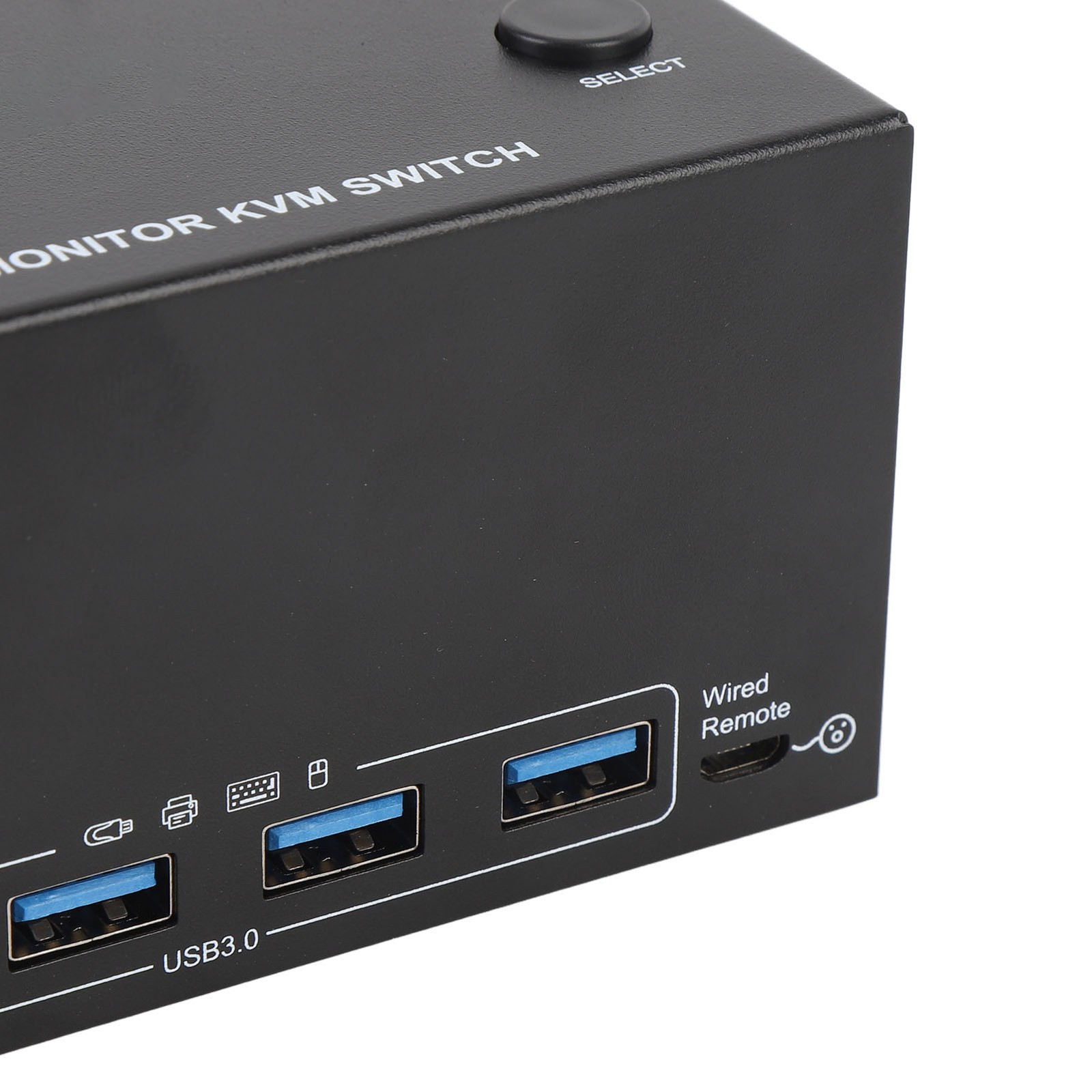 KVM Switch 4 Monitors 2 Computers High Definition Multimedia Interface Disp WWWJ