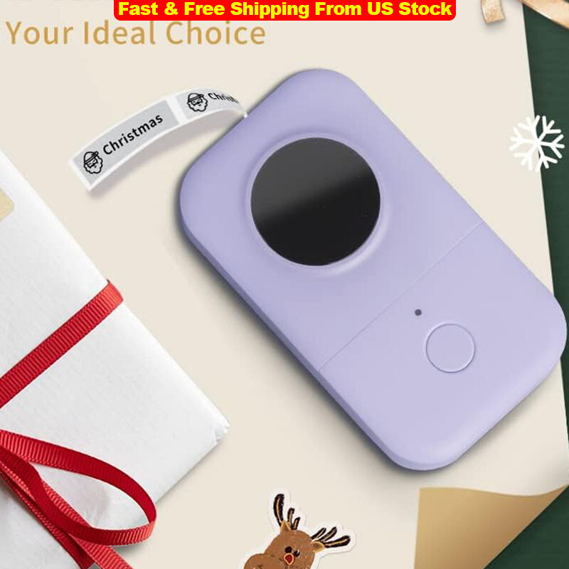 Phomemo D30 Label Maker Machine Bluetooth Portable Thermal Mini Label Printer US