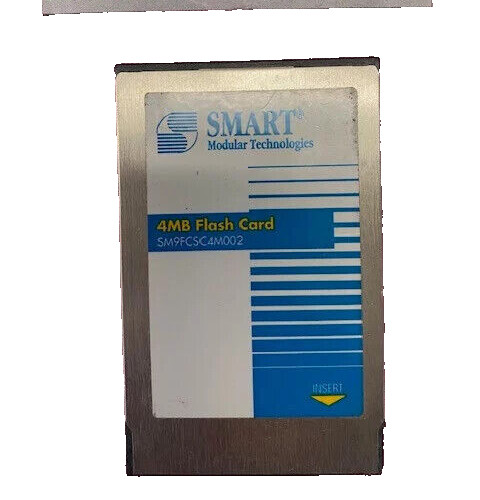 Smart 4MB Flash Card PCMCIA PC Memory Card SM9FCSC4M002
