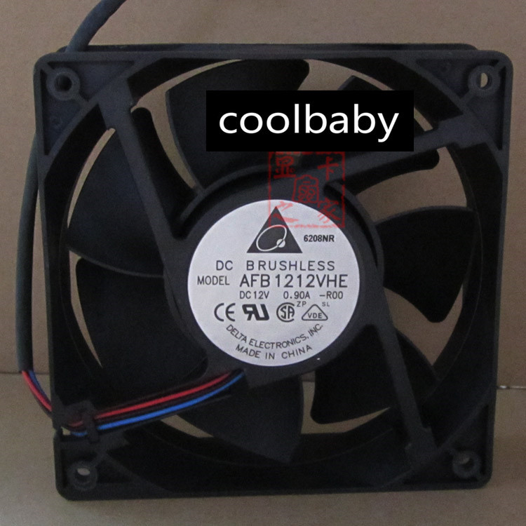 Delta AFB1212VHE-R00 Graphics card cooling fan DC12V  0.9A 3Pi n
