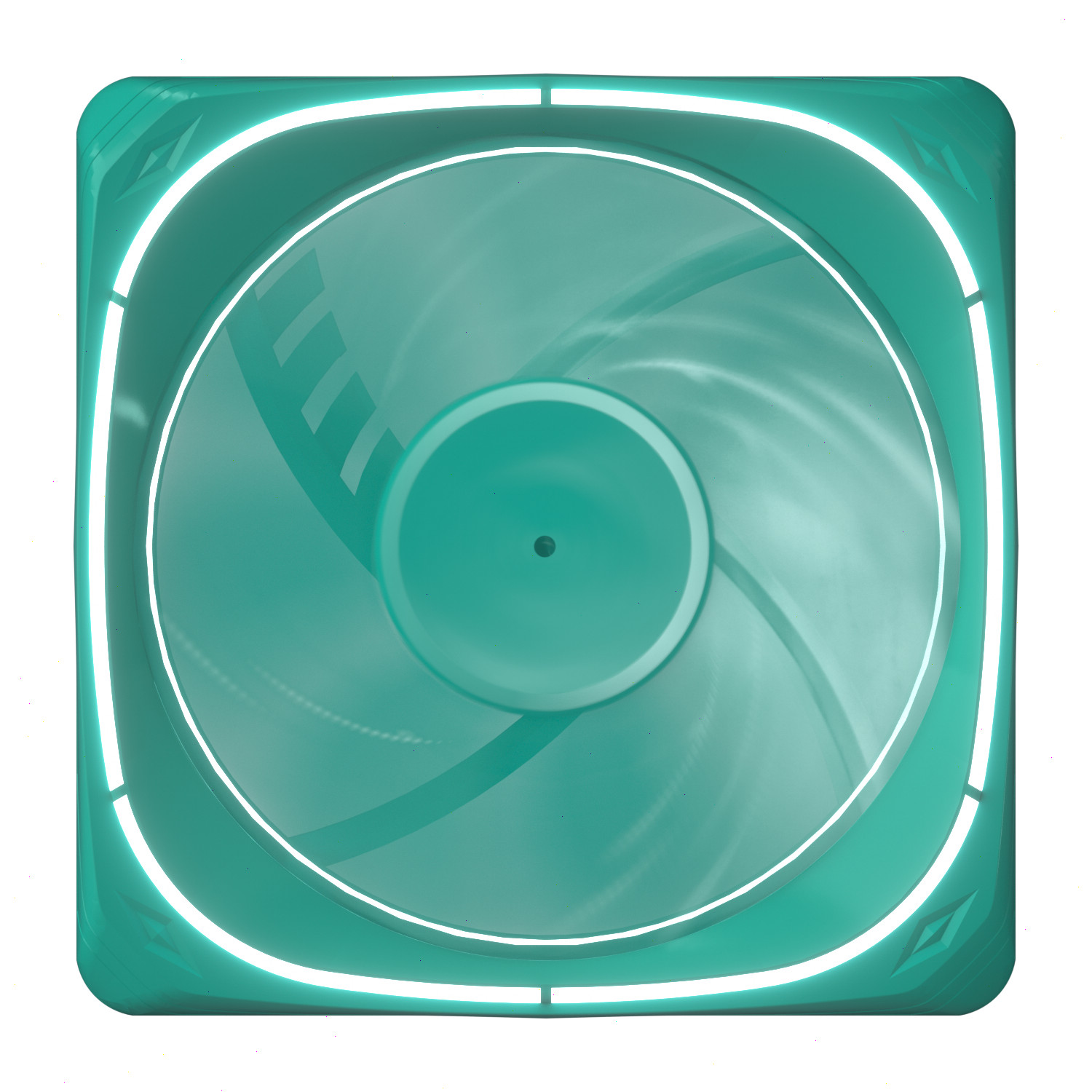 Vetroo DF120 Computer Case Fan, 120mm LED Lighting PC Cooling Fan - Green