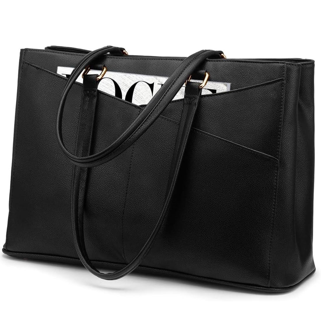 Laptop Tote Bag for Women 15.6 Inch Waterproof Leather Computer Bags Business...