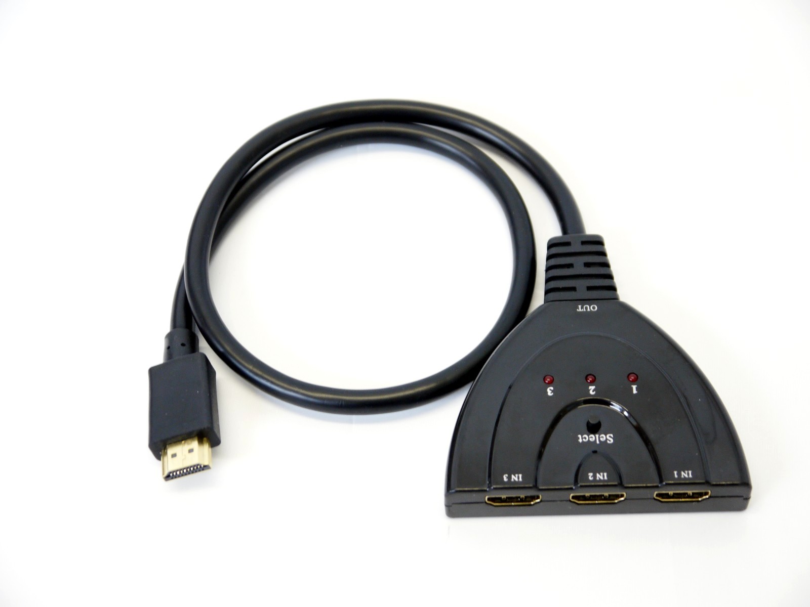 3 Port HDMI Switcher Switch 3 input to 1 output Converter Splitter Adapter