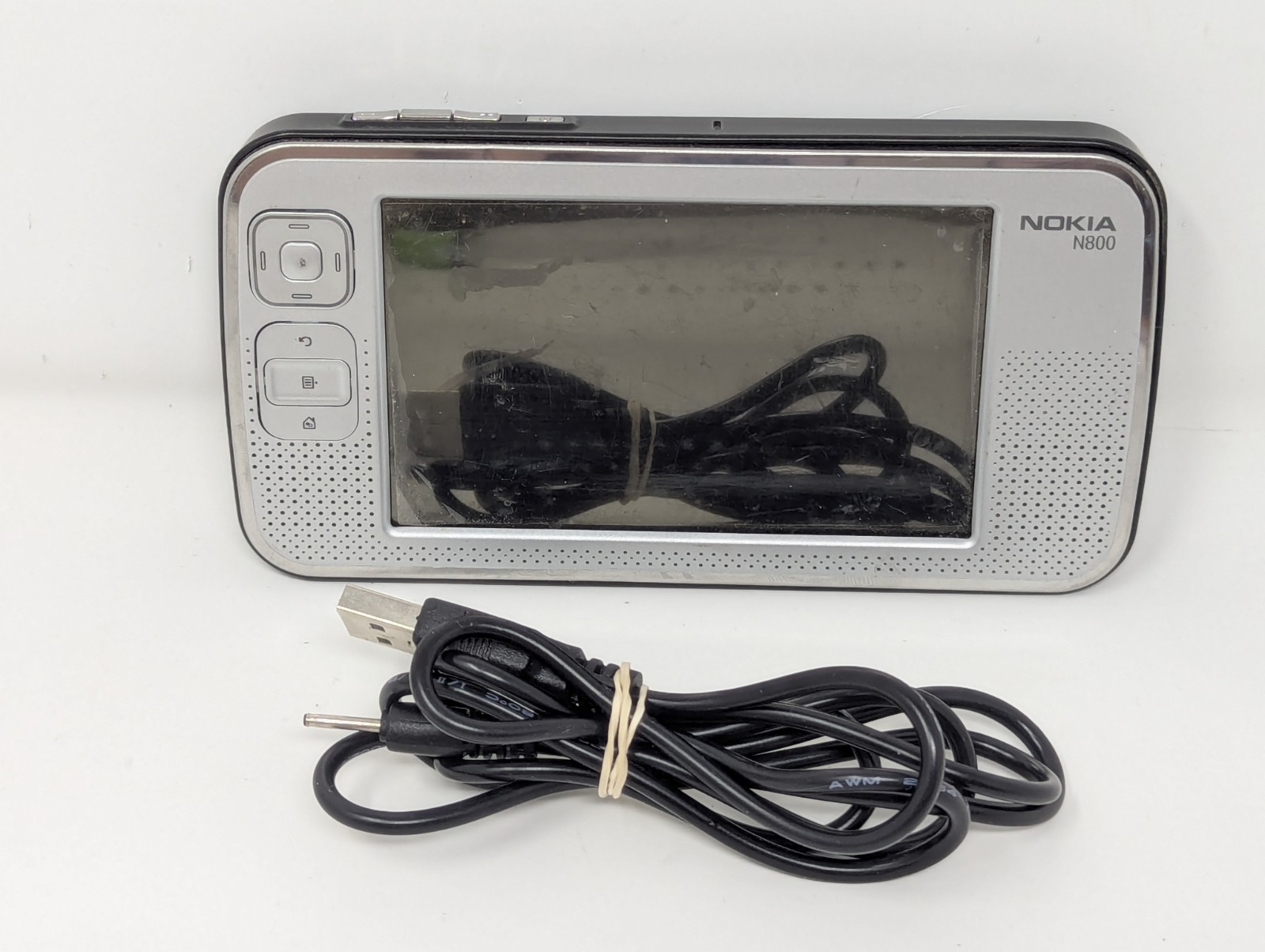 Vintage Nokia N800 4.1" LCD Mini Internet Tablet For Parts Or Repair