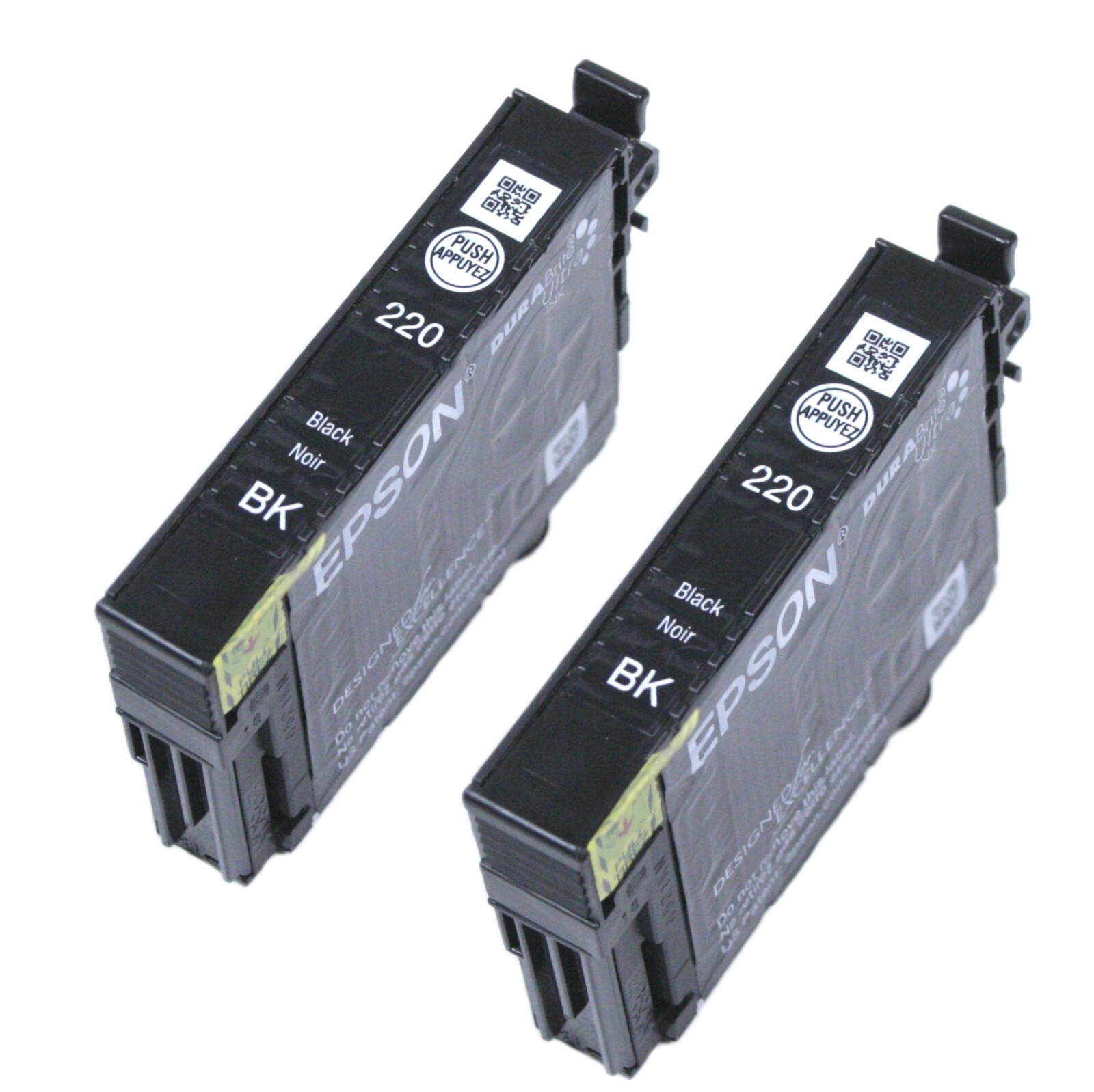 Genuine Epson 220 2Pk Black Ink WF2630 WF2660 XP420 WF2650 XP424 XP320 