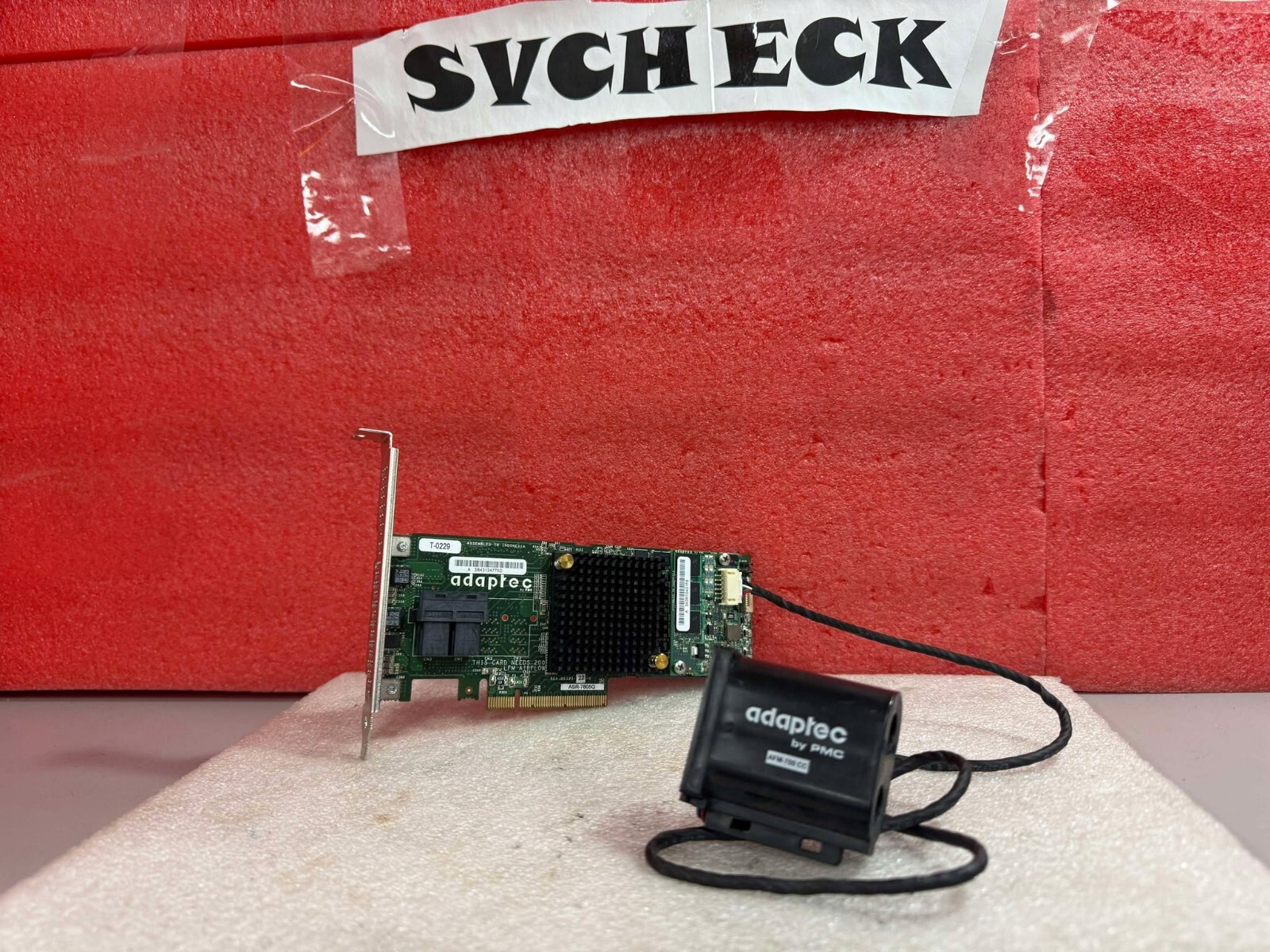ADAPTEC ASR-7805Q with AFM-700 CC RAID CONTROLLER WITH BATTERY