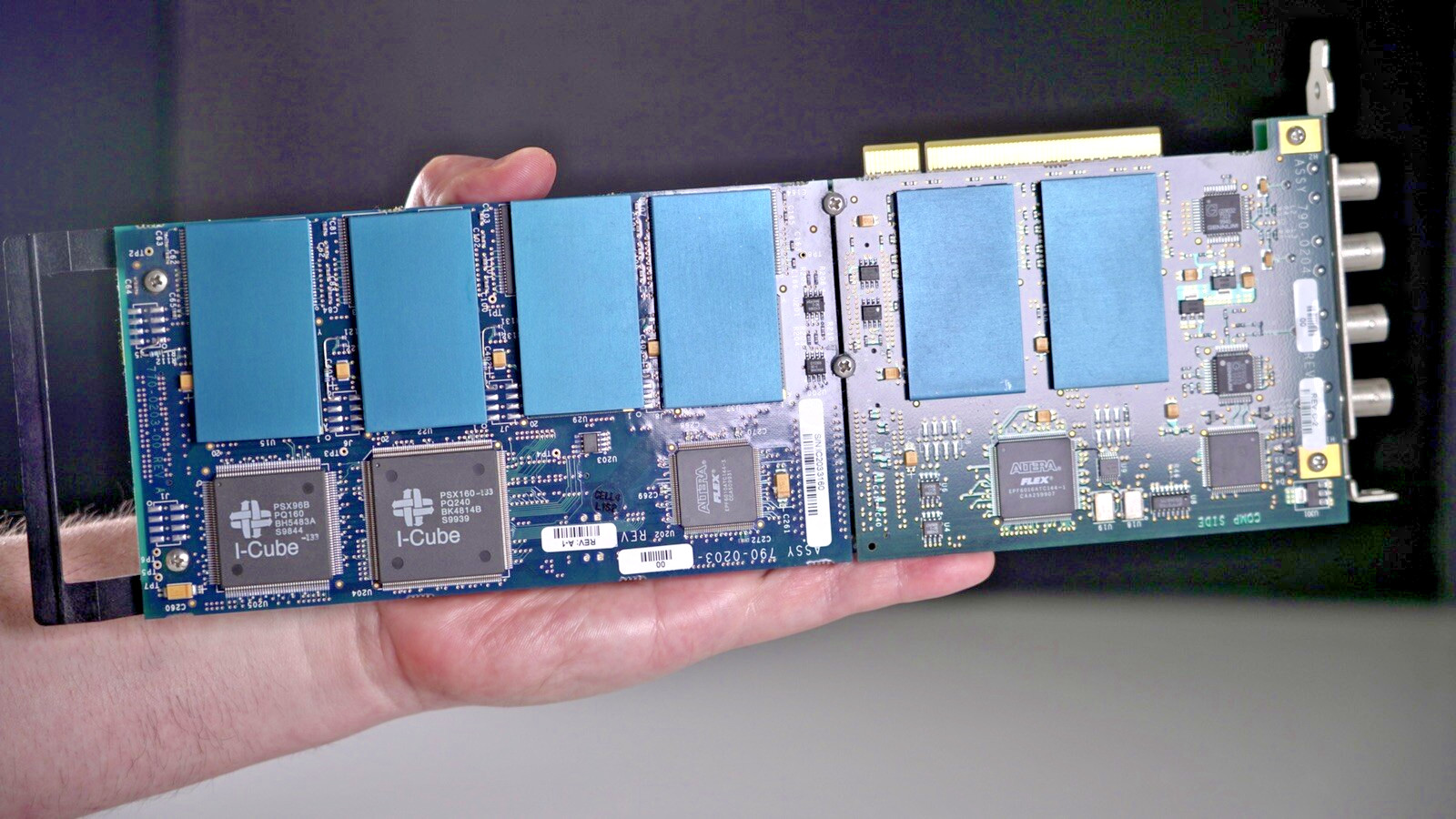 Vintage ICE “Blue Ice V2” PCI Graphics Card 1990s Retro PC GPU – Collector / Dis