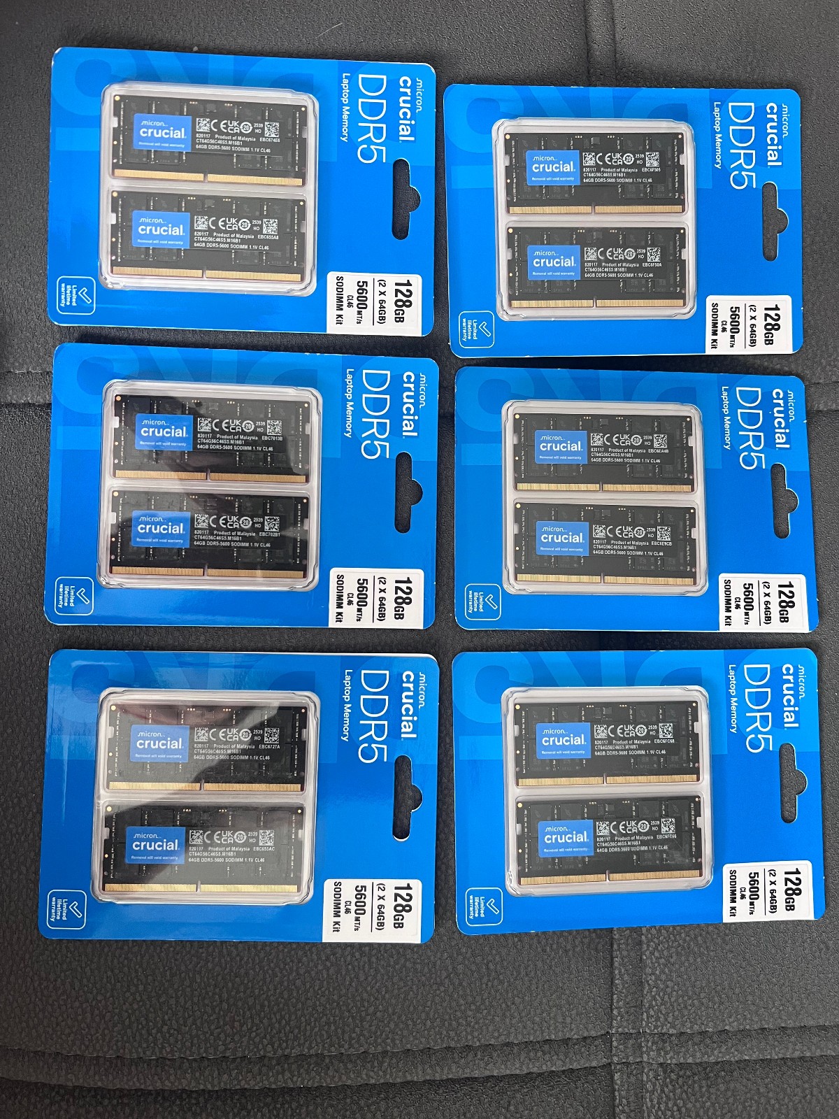 Crucial 128gb ddr5 sodimm kit