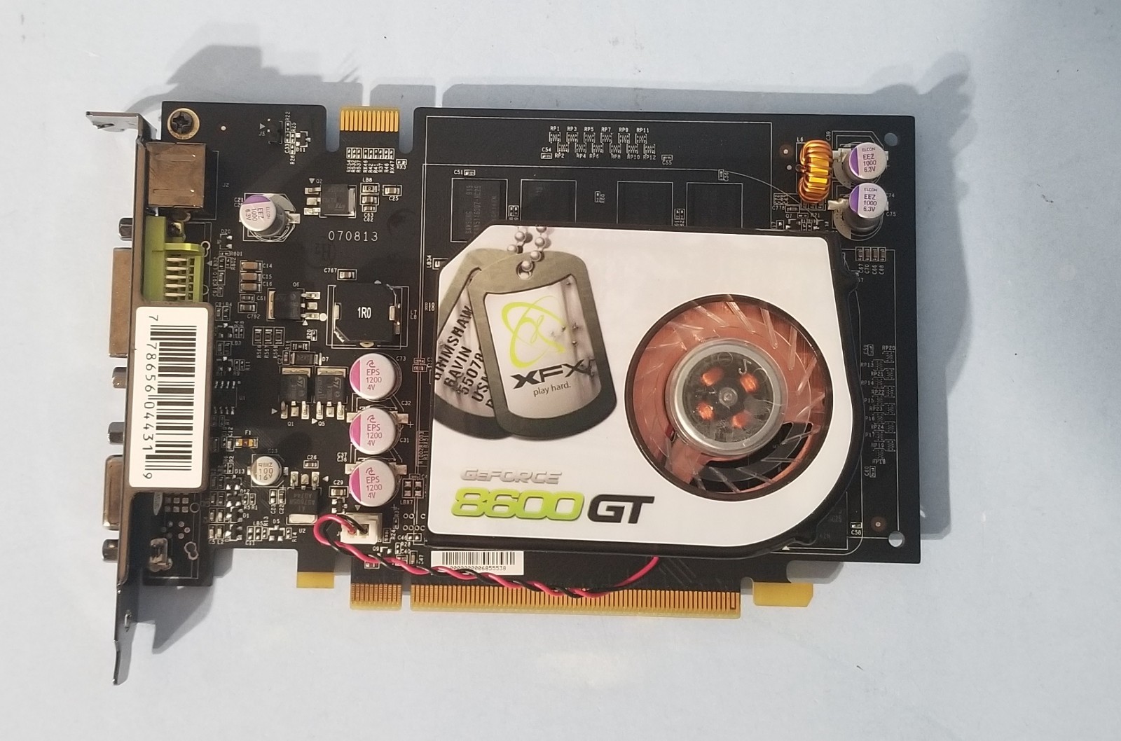 XFX NVIDIA GeForce 8600 GT 512MB PCIe DDR2 Video Card PV-T84J-YAJ