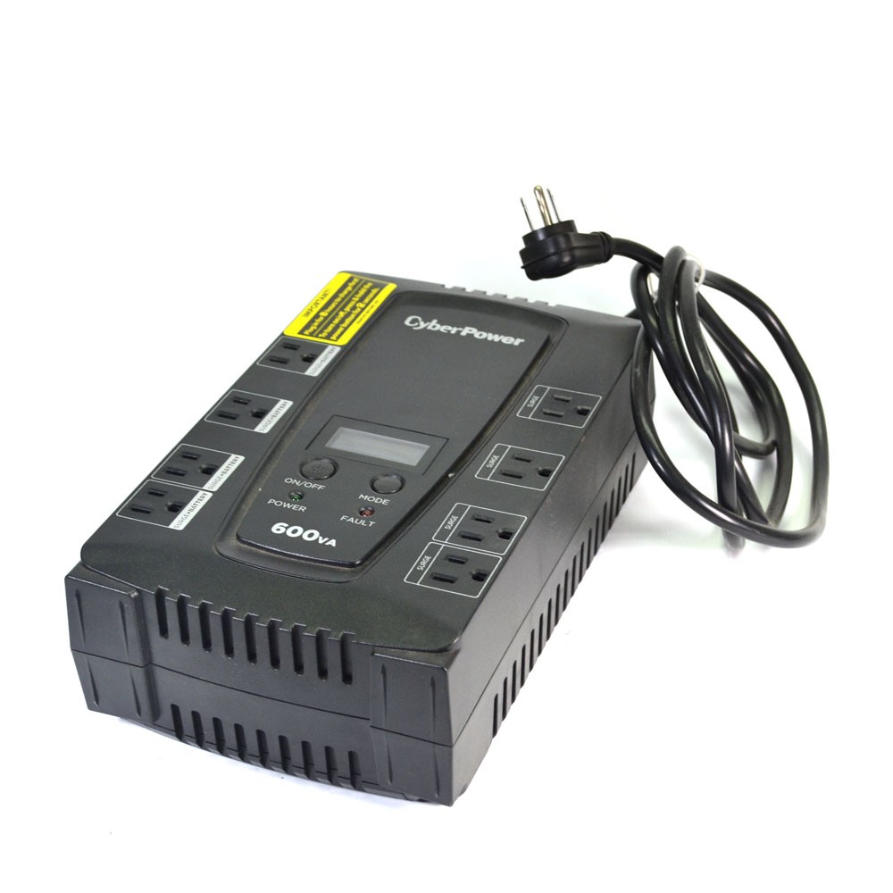 CyberPower CP600LCDa 600VA 340W 120 Intelligent LCD Uninterruptible Power Supply